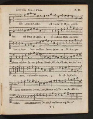Canto solo, Con. 2. Violin.