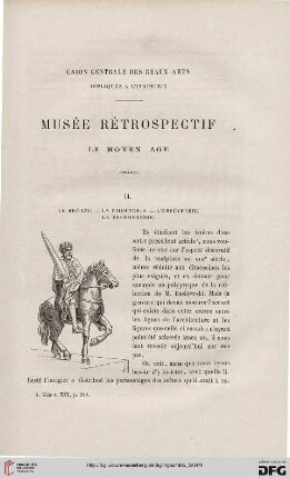 19: Musée rétrospectif, [4], Le Moyen Âge : Union Centrale des Beaux-Arts Appliqués à l'Industrie