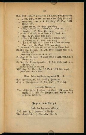 89-91, Ingenieur-Corps