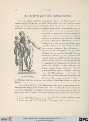 Über die Hermesgruppe eines Praxiteles-Schülers