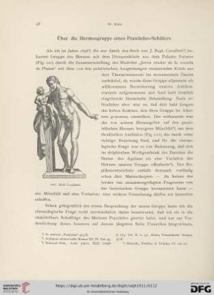 Über die Hermesgruppe eines Praxiteles-Schülers