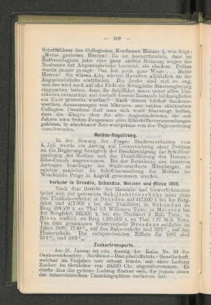 Moldau-Regulirung.