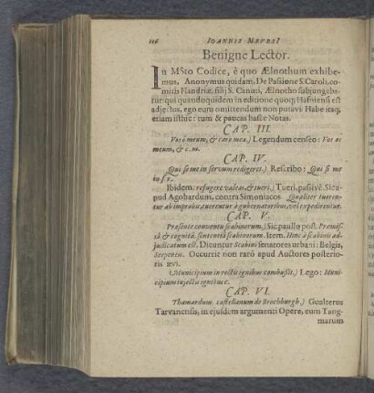Benigne Lector.