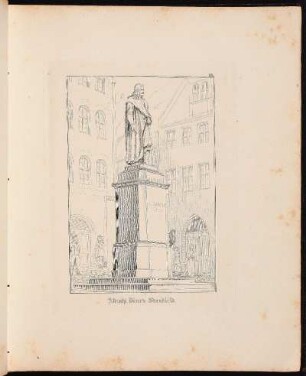 26. Albrecht Dürer's Standbild. - Dürer-Denkmal, Nürnberg