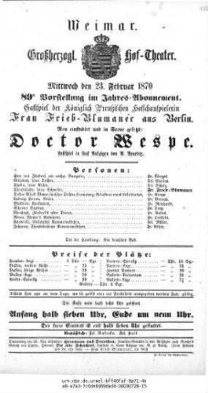 Doctor Wespe