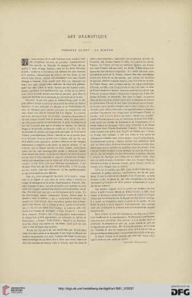 7: Art dramatique, [8] : Théatre Cluny: La Bigote