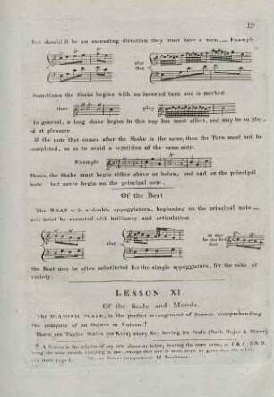Lesson XI - Of the Scale and Moods