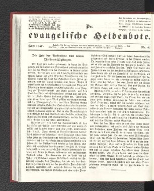Juni 1857. Nr. 6