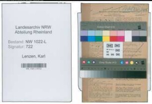 Entnazifizierung Karl Lenzen , geb. 21.12.1907 (Anstreicher)