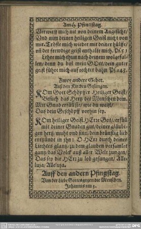Auff den andern Pfingstag