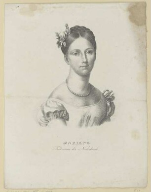 Bildnis der Marianne von Oranien-Nassau