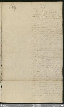 Eigenh. Briefkonzept von August Wilhelm von Schlegel an Philipp Joseph von Rehfues, o.O., ohne Datumsangabe