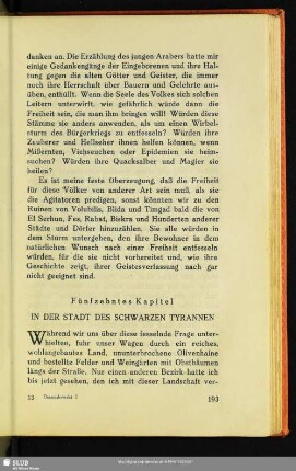 Fünfzehntes Kapitel. In Der Stadt Des Schwarzen Tyrannen