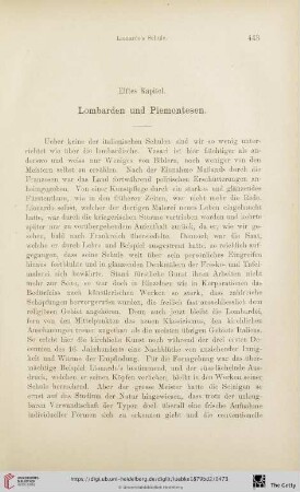 Elftes Kapitel: Lombarden und Piemontesen