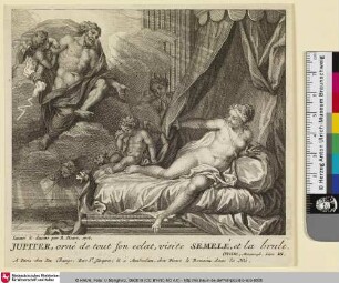 [Jupiter et Sémélé; Jupiter und Semele]