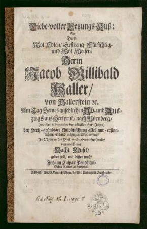 Holzschuher, Familie / Wappen / Stempel