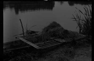 Boot mit Heu