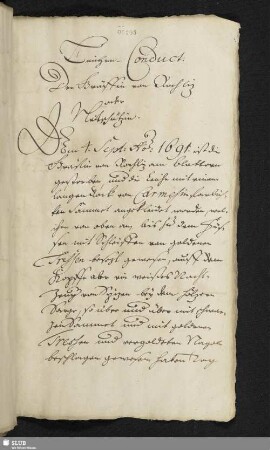Leichen Conduct der Gräfin von Rochlitz.