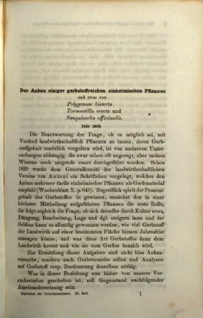 Ergebnisse landwirthschaftlicher und agrikulturchemischer Versuche an der Station des General-Comité des Bayerischen Landwirthschaftlichen Vereins. 3. 1861
