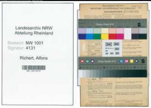 Entnazifizierung Alfons Richert, geb. 09.07.1914 (Friseur)