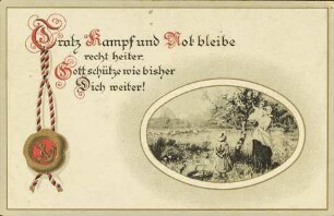 Trotz Kampf und Not bleibe recht heiter [...]