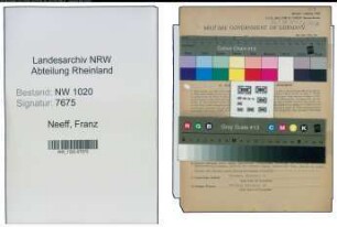 Entnazifizierung Franz Neeff , geb. 21.04.1898 (Stadtinspektor)