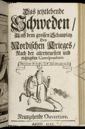 Neunzehende Ouverture. Anno 1717.