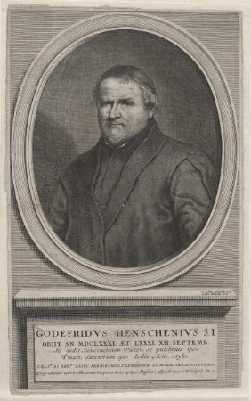 Bildnis des Godefridvs Henschenivs