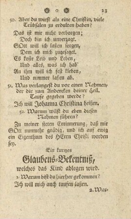 52. Warum wilst du eben diesen Nahmen führen?