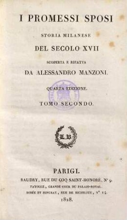 I promessi sposi : storia Milanese des secolo XVII, 2