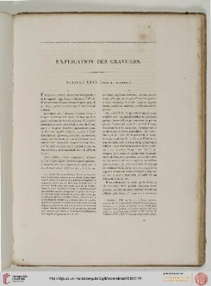 Explications des gravures