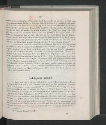 Pathologische Anatomie.