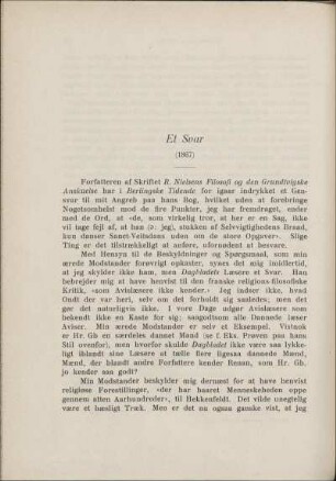 Et Svar (1867)