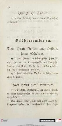 Bildhauerarbeiten