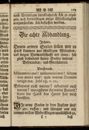Die achte Abhandlung.