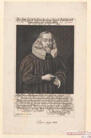 Justus Jakob Leibnitz, Prediger bei St. Sebald und Bibliothekar