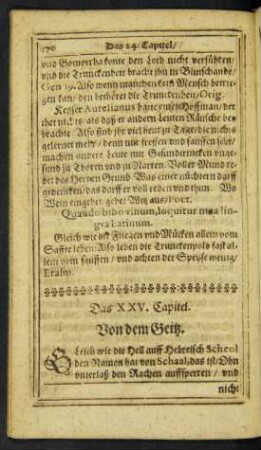 Das XXV. Capitel. Von dem Geitz.