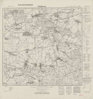 4869 Sibyllenort, Meßtischblatt (4cm - Karte)