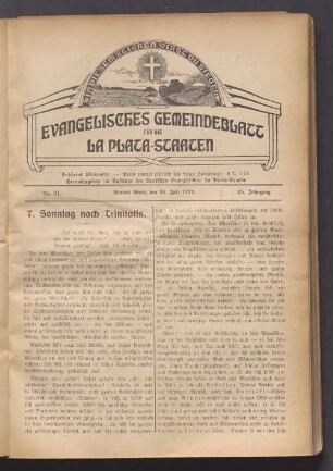 No. 31. 30. Juli 1919