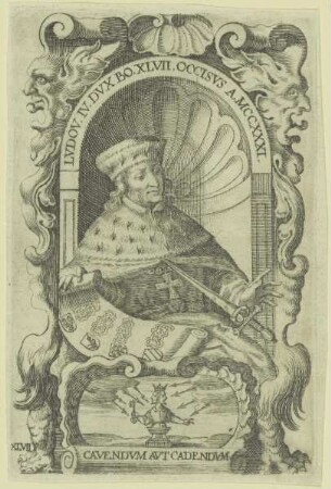 Bildnis des Lvdov. IV Bo.