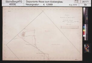 Zschorlauer Bergsegen bei Zschorlau, Grubenfeld
