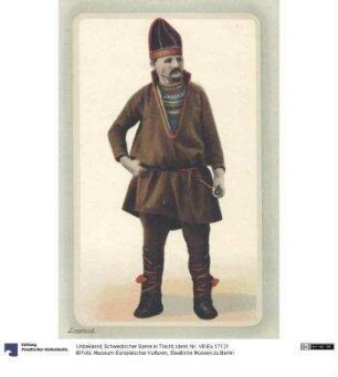 Schwedischer Same in Tracht