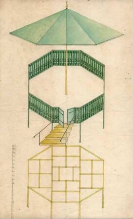 Kirchberg, Pavillion. Offener Pavillion. o.B. o.S.