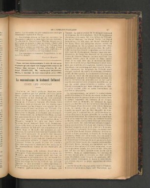 La reconnaissance du lieutenant Gottenest.