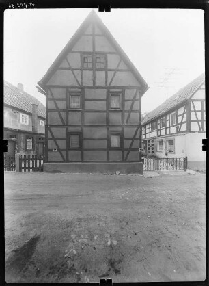 Meißen-Altstadt, Hintermauer 5. Wohnhaus (2. H. 18. Jh.). Straßenfront