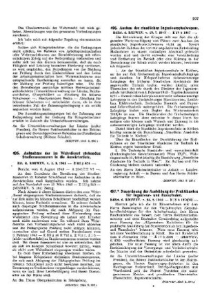 Aufnahme der im Wehrdienst stehenden Studienassessoren in die Anwärterliste : [Erziehung] ; [Für das Reich] ; [Amtliche Erlasse] ; [Amtlicher Teil]