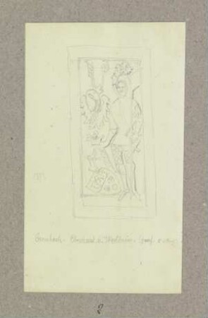 Grabmal des Grafen Eberhard von Wertheim in der Klosterkirche Bronnbach