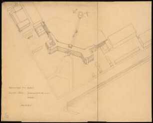 Hauptgebäude eines Flughafens Schinkelwettbewerb 1932: Isometrische Ansicht 1:500