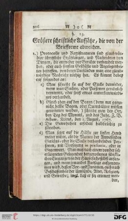 VII. Größere schriftliche Aufsätze, die von der Briefforme abweichen
