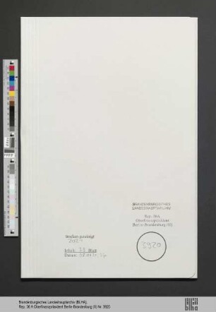 Blumenthal, Walter - Nachlass